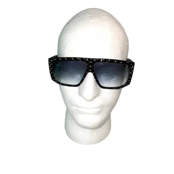 Helena Rubinstein Rhinestone Studded Sunglasses Womens One Size Vintage Black main image 9